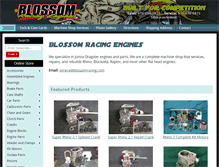 Tablet Screenshot of blossomracingengines.com